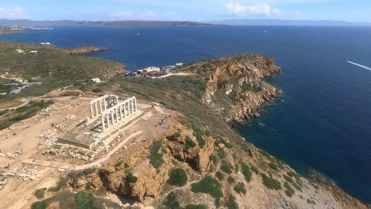 Sandra'S Sea View At Sounio Sounion Eksteriør billede